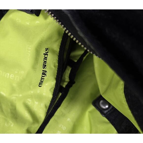 Lululemon Athletica Lucky Wool Charcoal Gray Neon XL Gym Yoga Laptop Tote Bag - Picture 8 of 11